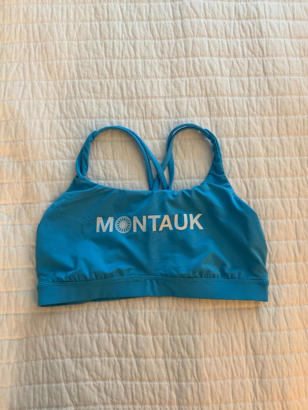 Lululemon X SoulCycle Women's Blue sports bra